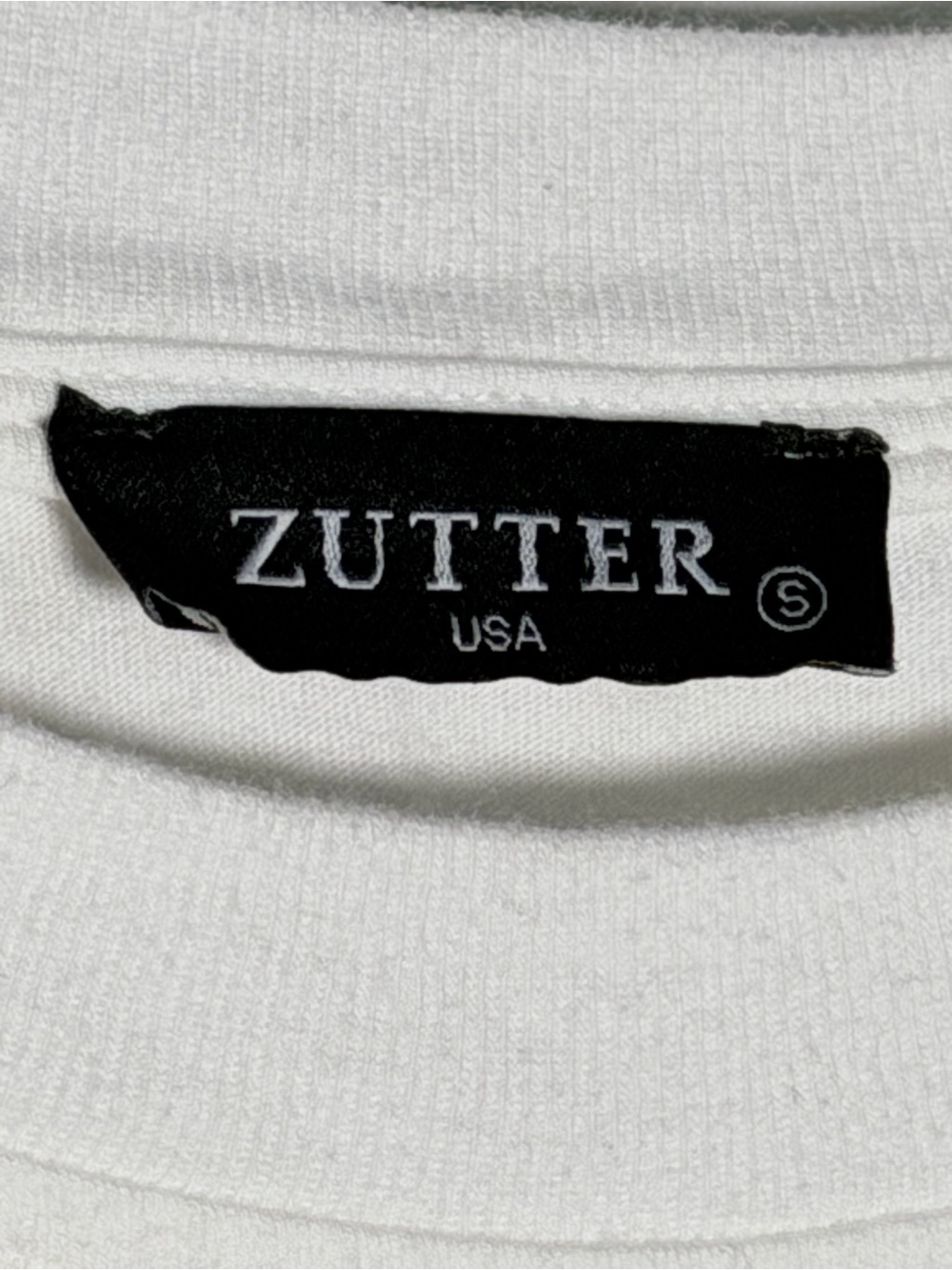 Zutter White Vintage Riders Club Graphic Crop Top - Picture 3 of 6